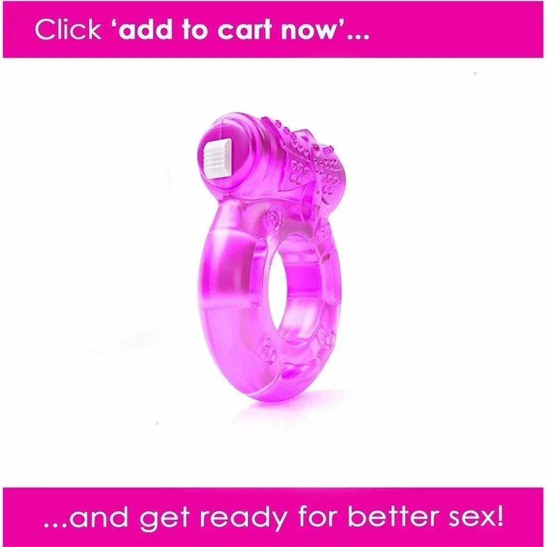 Vibrating Clitoral Stimulator Strong Penis Erect Cock Ring Cage Erection Enhance Sex Ability Product Sex Toys For Men Couple