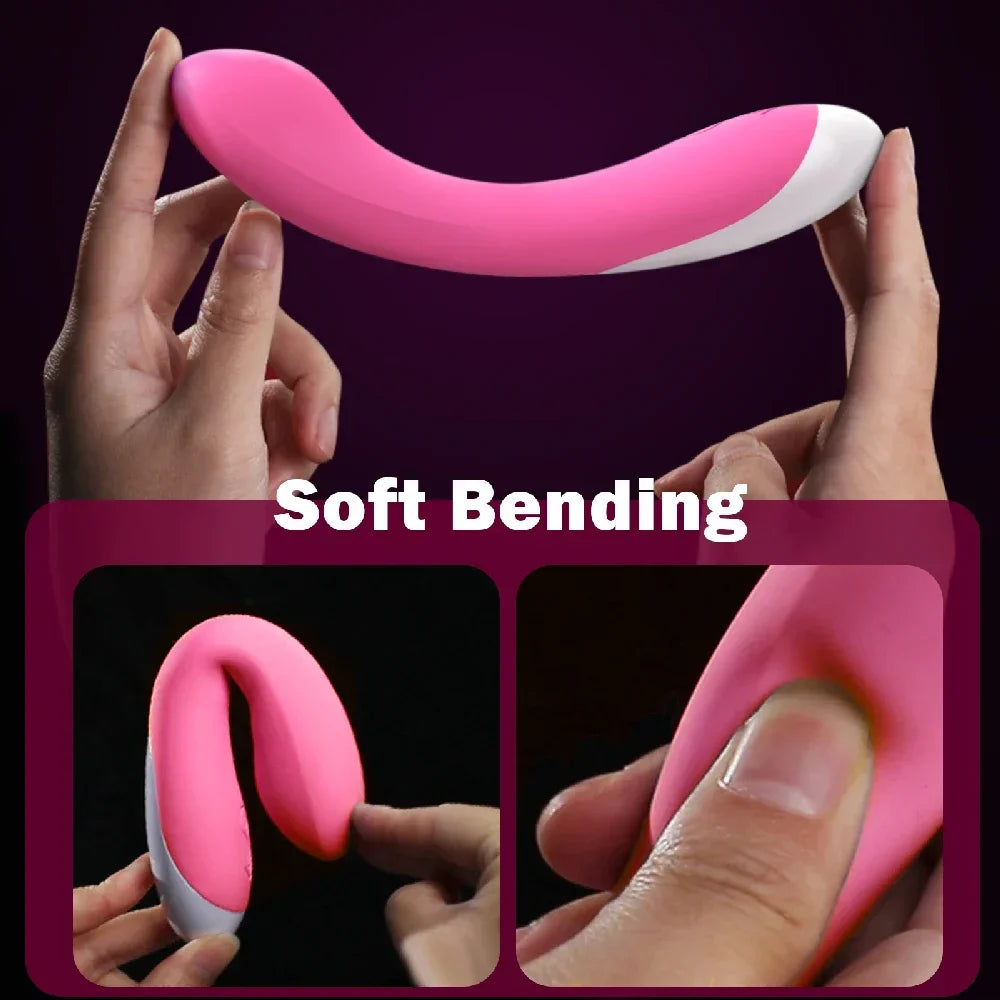 Vibrator for Women Soft Silicone Dildo 12 Modes Powerful G-spot Vibrators Vagina Massager Female Masturbation Adult Sex Toys