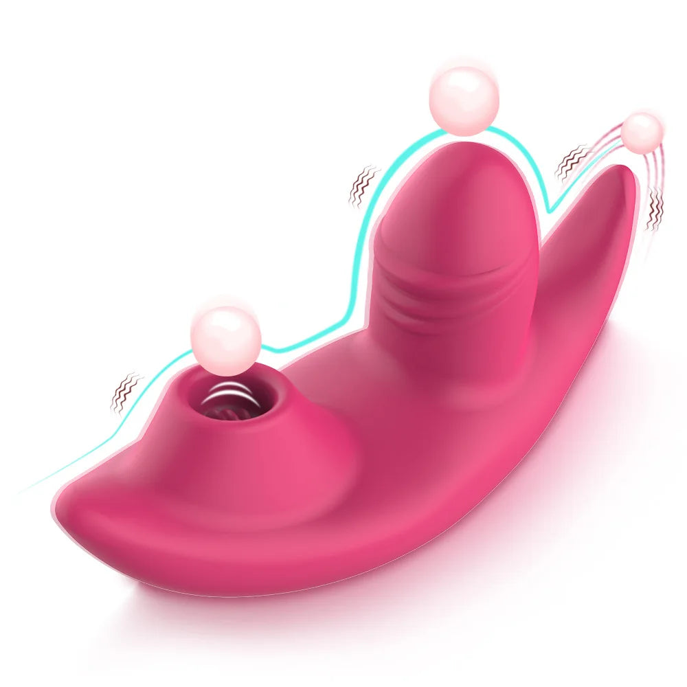 Wear Mini Vibrator for Women Lick Panties Clitoris Stimulator Remote Control App Bluetooth Vibrators for Female Adults Sex Toys