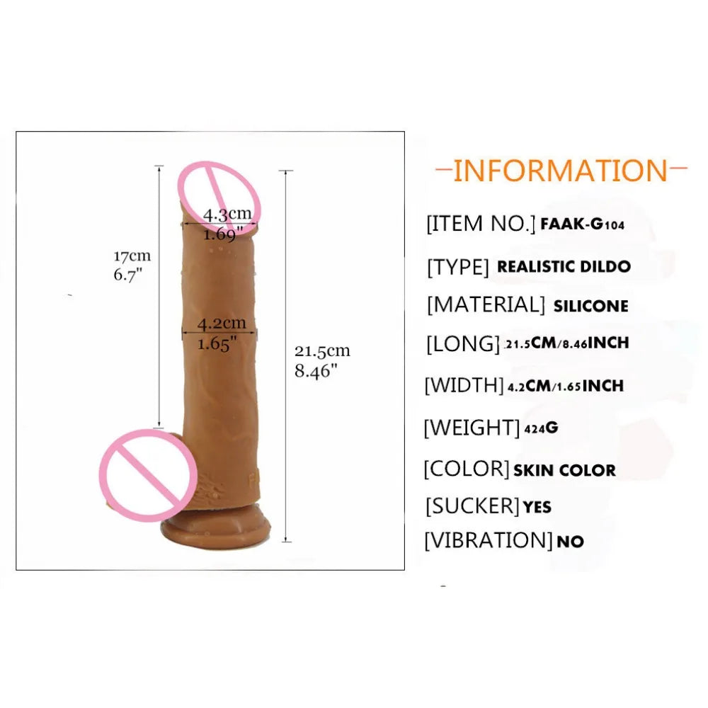 Wearable Leather Dildo Huge Soft Silicone Realistic Dildo Lesbian Erotic Sex Toys for Women Masturbate Butt Plug Adult Games