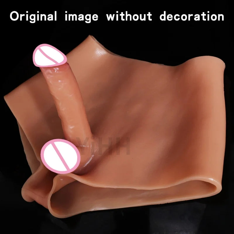 Wearable Penis Silicone Pants Realistic Solid Hollow Dildo Lesbian Strap-on Dildo Underwear Sex Toys For Women Men Tools 18