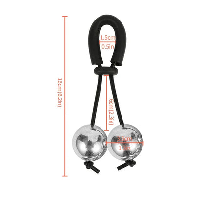 Weight-Bearing Penis Ring Falling Ball Erection Enlargement Ejaculation Delay Trainer Penis And Scrotum Restraint Ring Men'S Toy