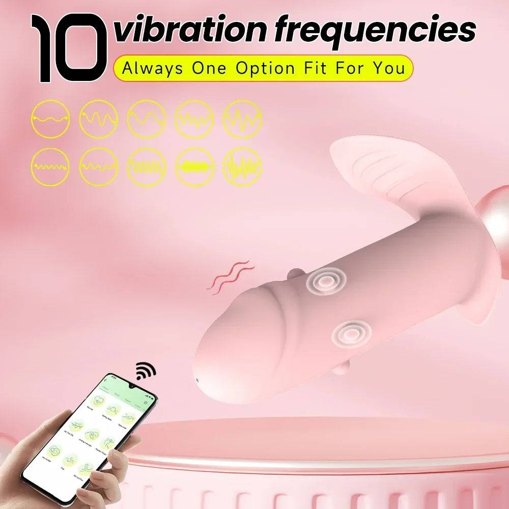 Wireless Bluetooth APP Dildo Vibrator for Women Clitoris Stimulator G Spot Massager Wear Vibrating Egg Sex Toys for Women Adults