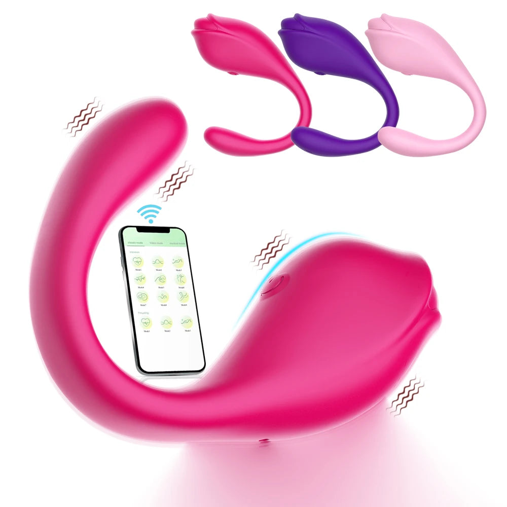 Wireless Bluetooth APP Vibrator Female Remote Control Egg G Spot Massager Clitoris Stimulator Adults Panties Sex Toys for Women