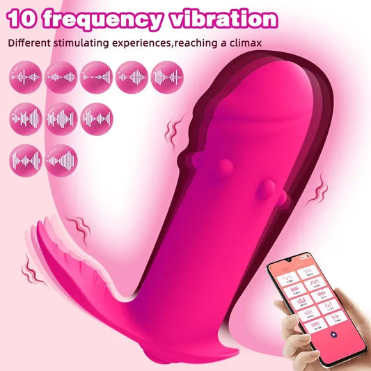 Wireless Bluetooth Panties Wearable Vibrating Egg G-Spot Dildo Female Masturbator Adult Erotic Sex Toys For Women Couple