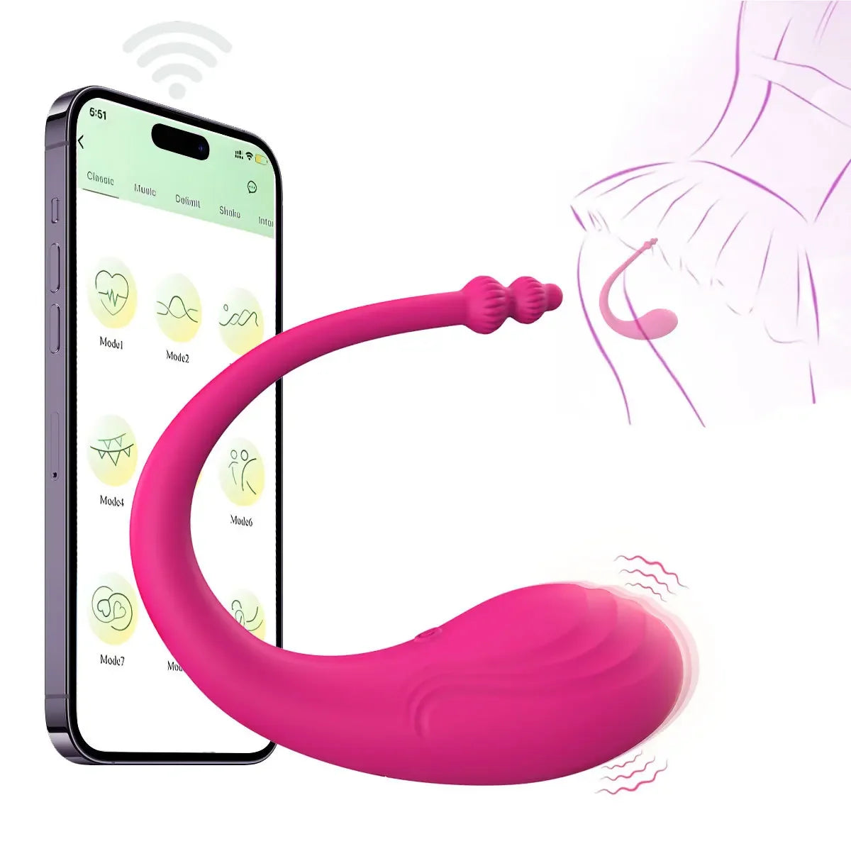 Wireless Bluetooth Vibrating Egg Vibrators for Women APP Remote Control G Spot Vagina Massager Female Vibrating Panties Sex Toys