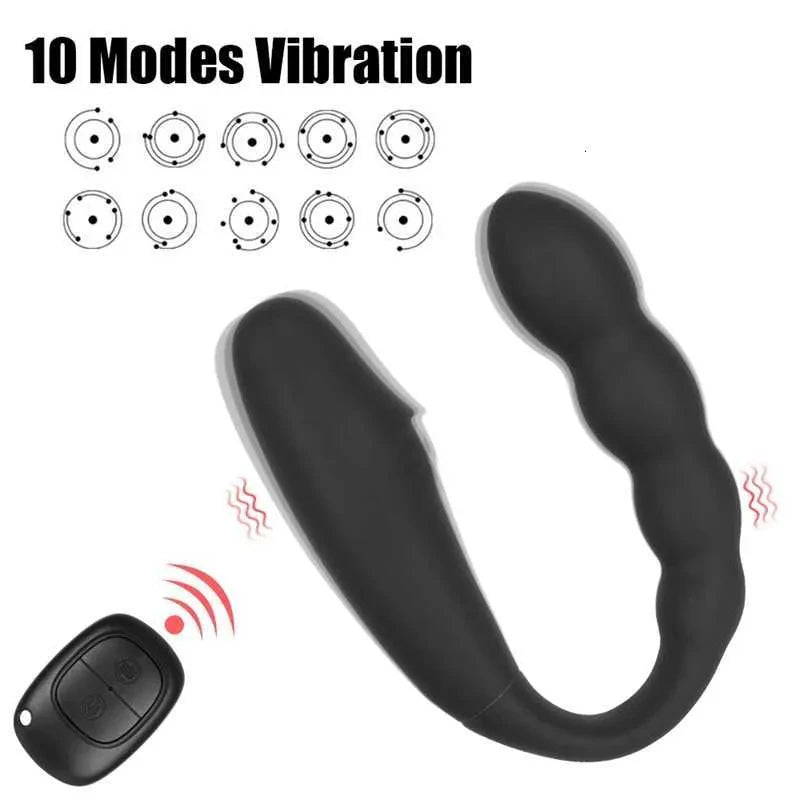 Wireless Control U-shaped Dildo Vibrators Female Masturbator Sex Toys G Spot Vagina Clit Anal Massage Double Headed Vibrators