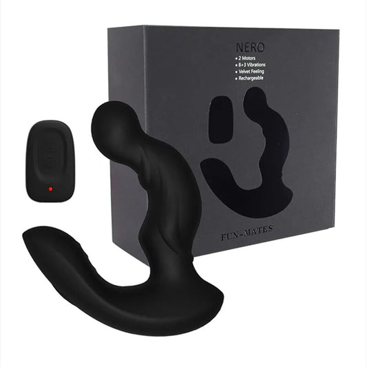 Wireless Remote Control Male Prostata Massage Anal Vibrating Sex Toys for Men,Double Motor Vibrator Butt Plug G Spot Stimulator