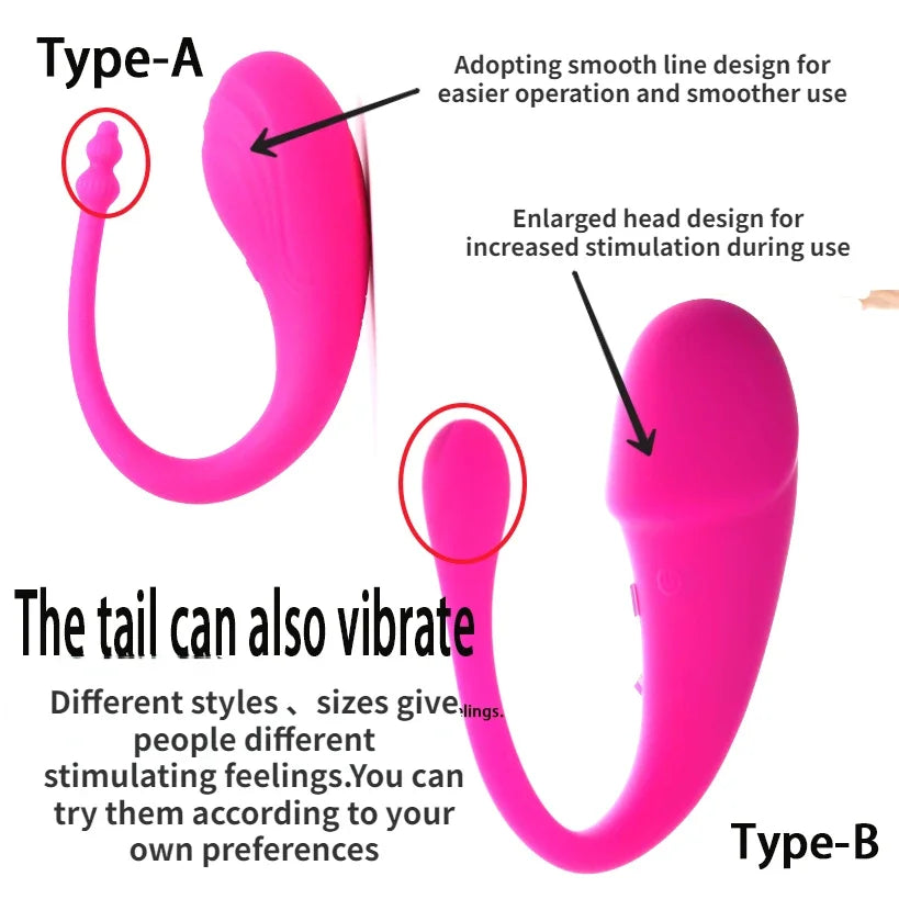 Wireless Remote Control Vibrator Two Styles APP Vibrator Sex Toys for Women Masturbation Anal Plug Vagina G Spot Massager Female