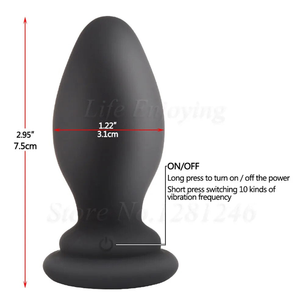 Wireless Remote Vibrator Fox Tail Silicone Anal Plug Jewelry Dildo Sex Toy for Woman Prostate Massager Bullet Vibrador Butt Plug