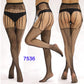 Women Black Stockings With Belt Set High Fishnet Tights Erotic Lingerie Sexy Pantyhose Floral Print Long Mesh Lace Stocking