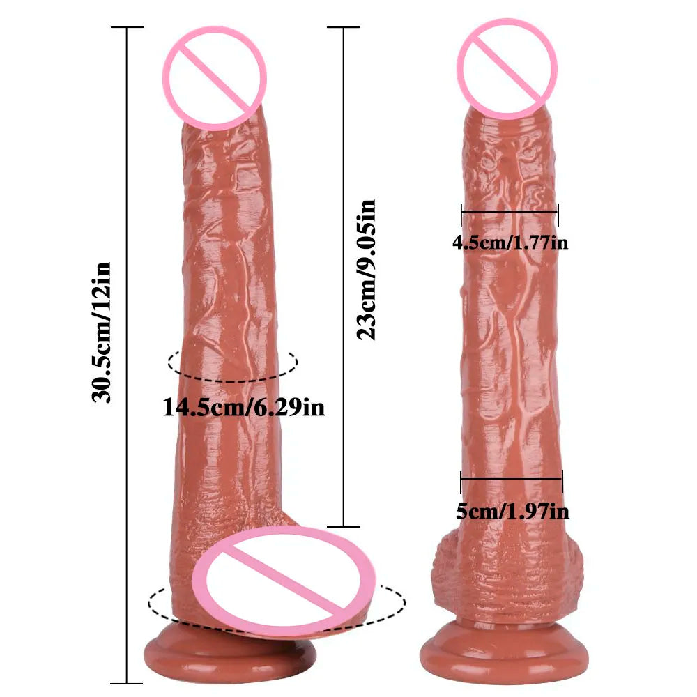 Women's Strap-on Huge Realistic Dildo for Women Strapon Dildos with Rings Women Strapon Harness Belt Sex Toys Big Long Dildo