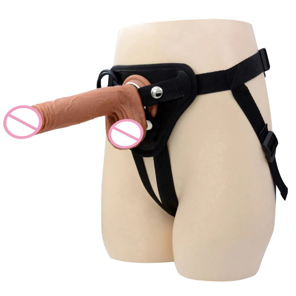 Women's Strap on Realistic Penis Dildo Panties Sex Toys for Lesbian Wo GXLOCK Store Women's Strap on Realistic Penis Dildo Panties Sex Toys for Lesbian Wo GXLOCK Store