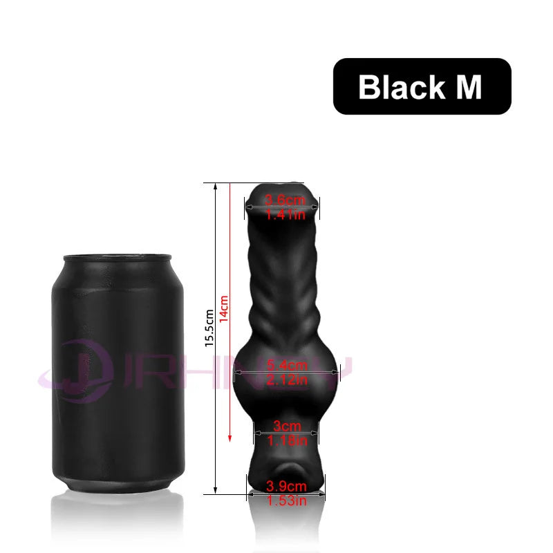 XS-XXL Dog Dildo Silicone Big Butt Plug Animal Anal Dildo Fisting Large Anal Toys Sex Toy For Women Men Anal Dilator Buttplug