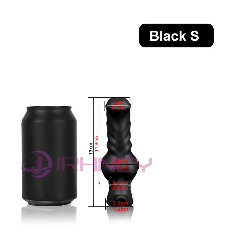 XS-XXL Dog Dildo Silicone Big Butt Plug Animal Anal Dildo Fisting Large Anal Toys Sex Toy For Women Men Anal Dilator Buttplug