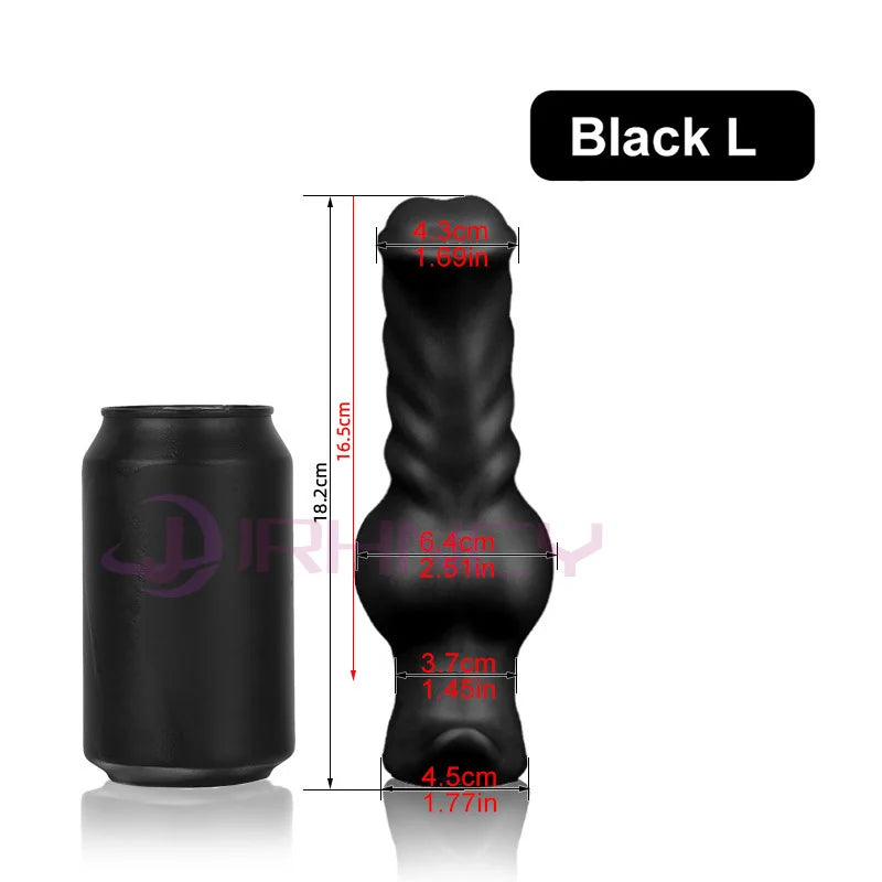 XS-XXL Dog Dildo Silicone Big Butt Plug Animal Anal Dildo Fisting Large Anal Toys Sex Toy For Women Men Anal Dilator Buttplug