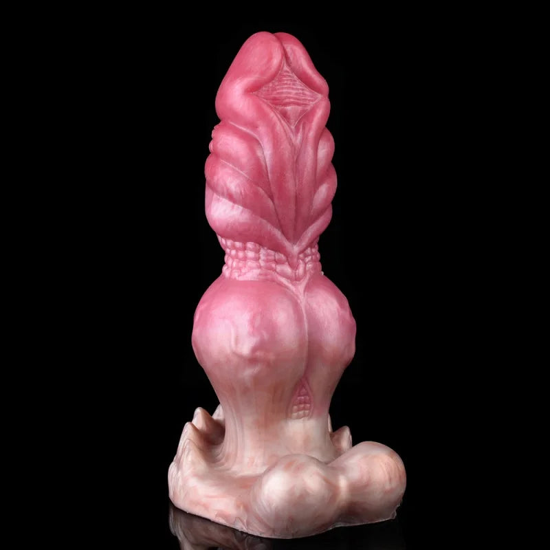 YOCY Realistic Silicone Wolf Dog Dildo Thick Knot Anal Plug Simulation Penis Animal Dildo With Sucker Adult Sex Toy For Woman