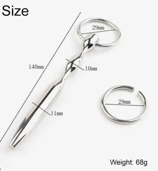 Zinc Alloy Horse Eye Rod Metal Urethral Needle Urethral Dilation Plug Slave Fetish Couple Man Gay Masturbation Adult Sex Toys