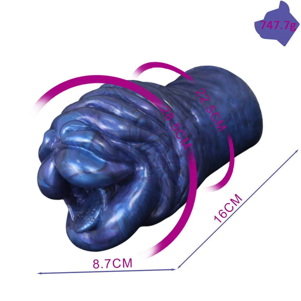 male masturbators for men Artificial Animal Mouth Deep Throat Vagina Cup Realistic Pussy Oral Real Anal Erotic Sex Toy For Adult