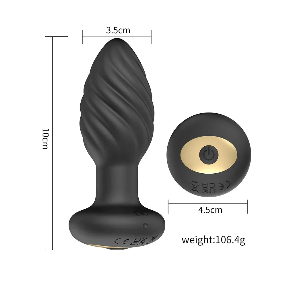 remote control anal vibrator for men and women, anal plug, prostate massager, female masturbator, adult sex toys, gay