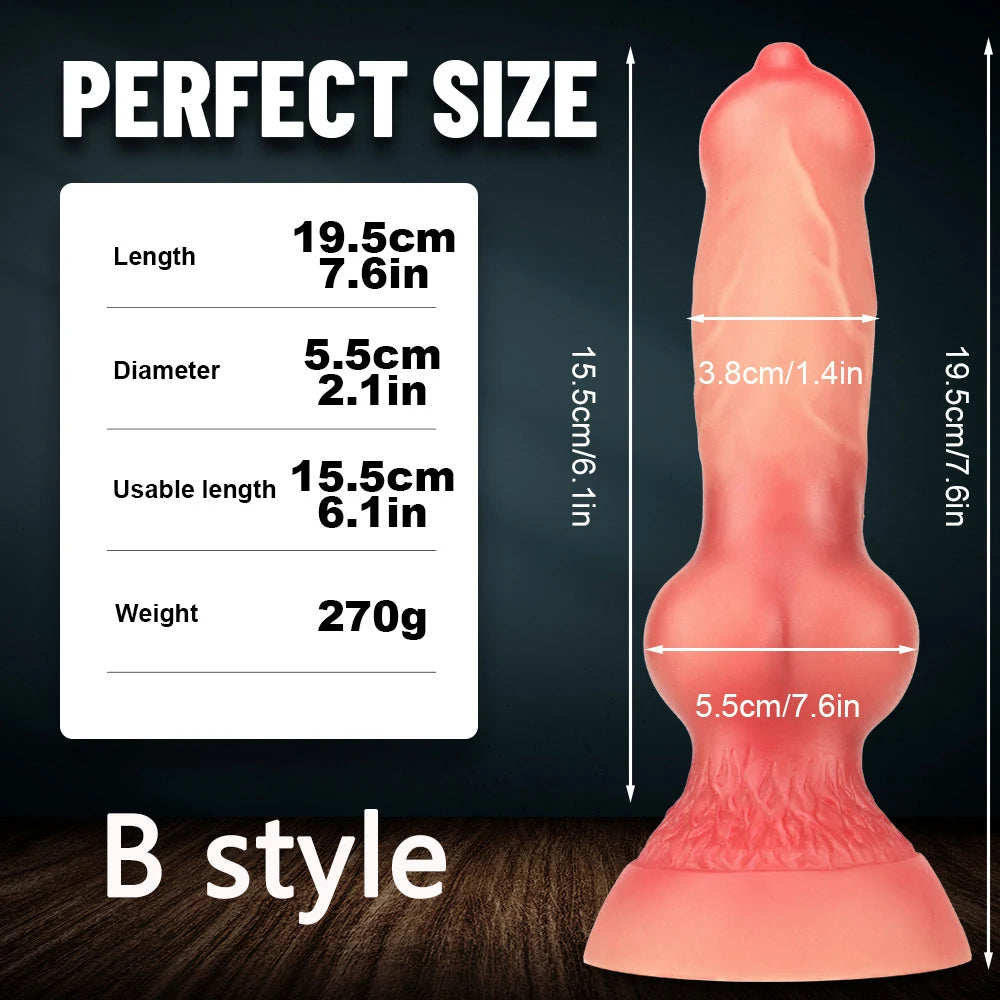 silicone Dildo animal big dog anal Plug realistic penis Huge dick With suction cup Dildo adult sex toy for men women gay lesbian