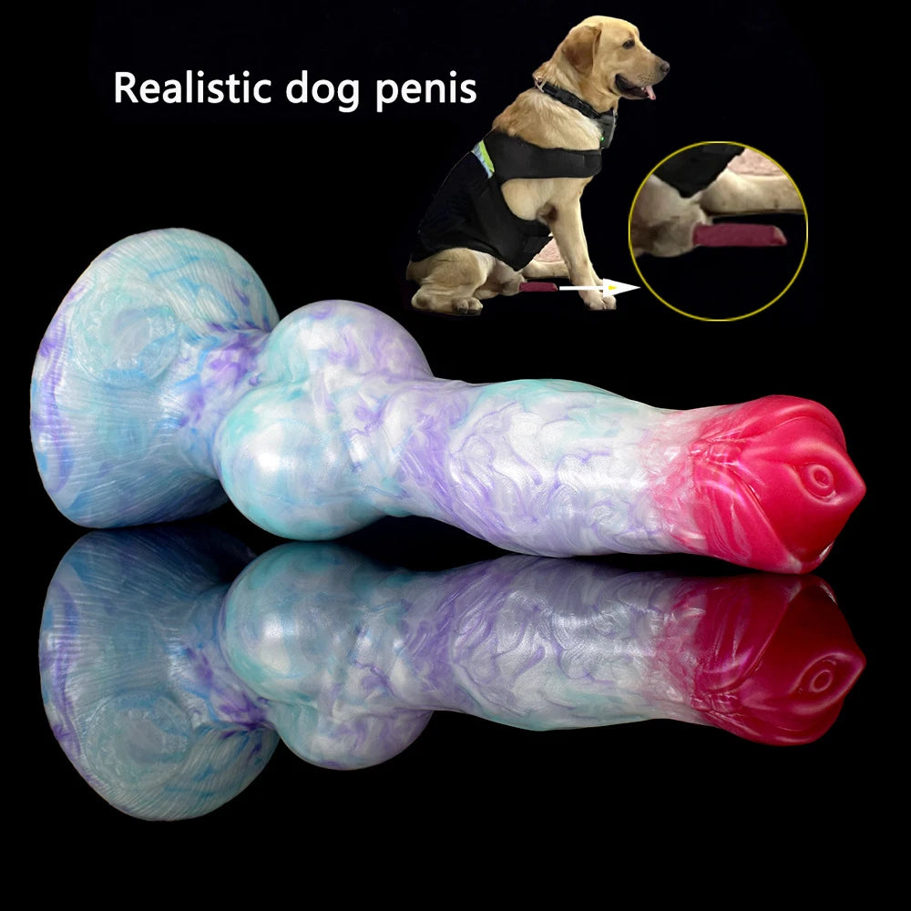 silicone Dildo animal big dog anal Plug realistic penis Huge dick With suction cup Dildo adult sex toy for men women gay lesbian