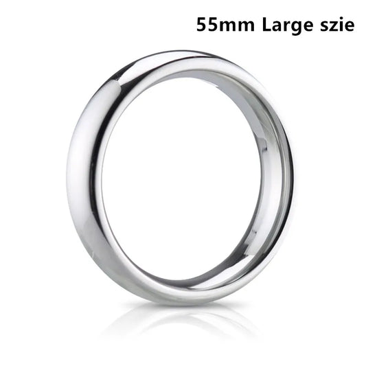 stainless steel large Heavy Duty male Ball Scrotum Stretcher metal penis lock cock Ring Delay ejaculation BDSM Sex Toy men