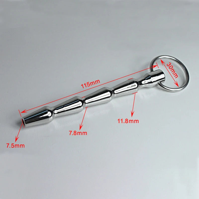 stainless steel penis probe vibrating urethral sound toys Prince Wand 615