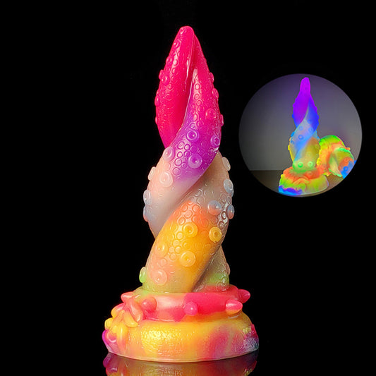 Mulit Color Luminous Realistic Dildo