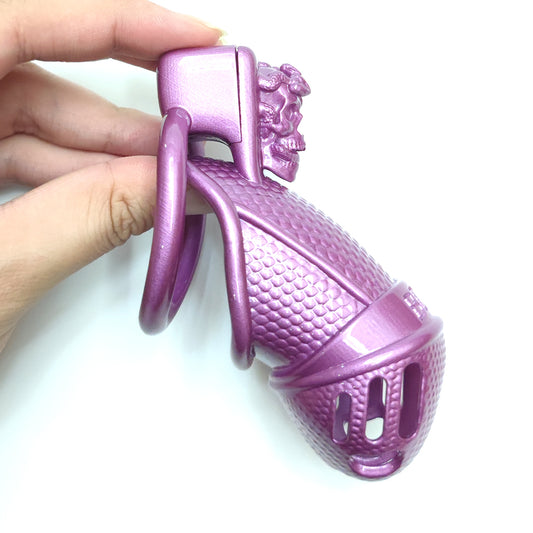 Snake Purple Sissy Chastity Cage