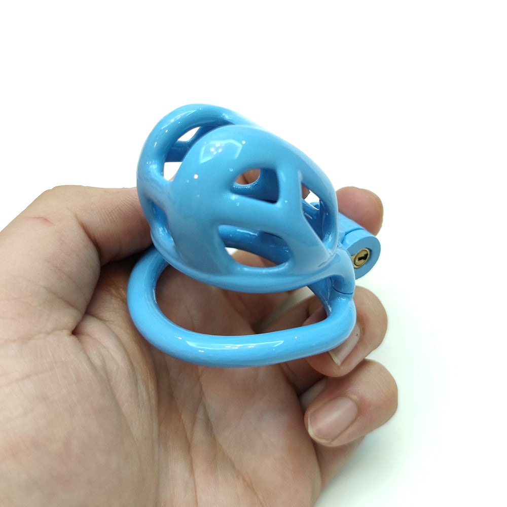 BDSM Blue Cock Cage Chastity Devices