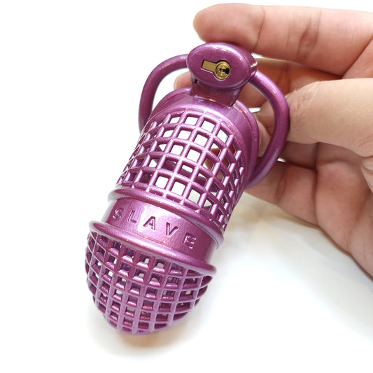 3Rings Reticular Chastity Cage BDSM Device