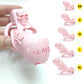 Pink Skull Cock Cage Slave Chastity Cage