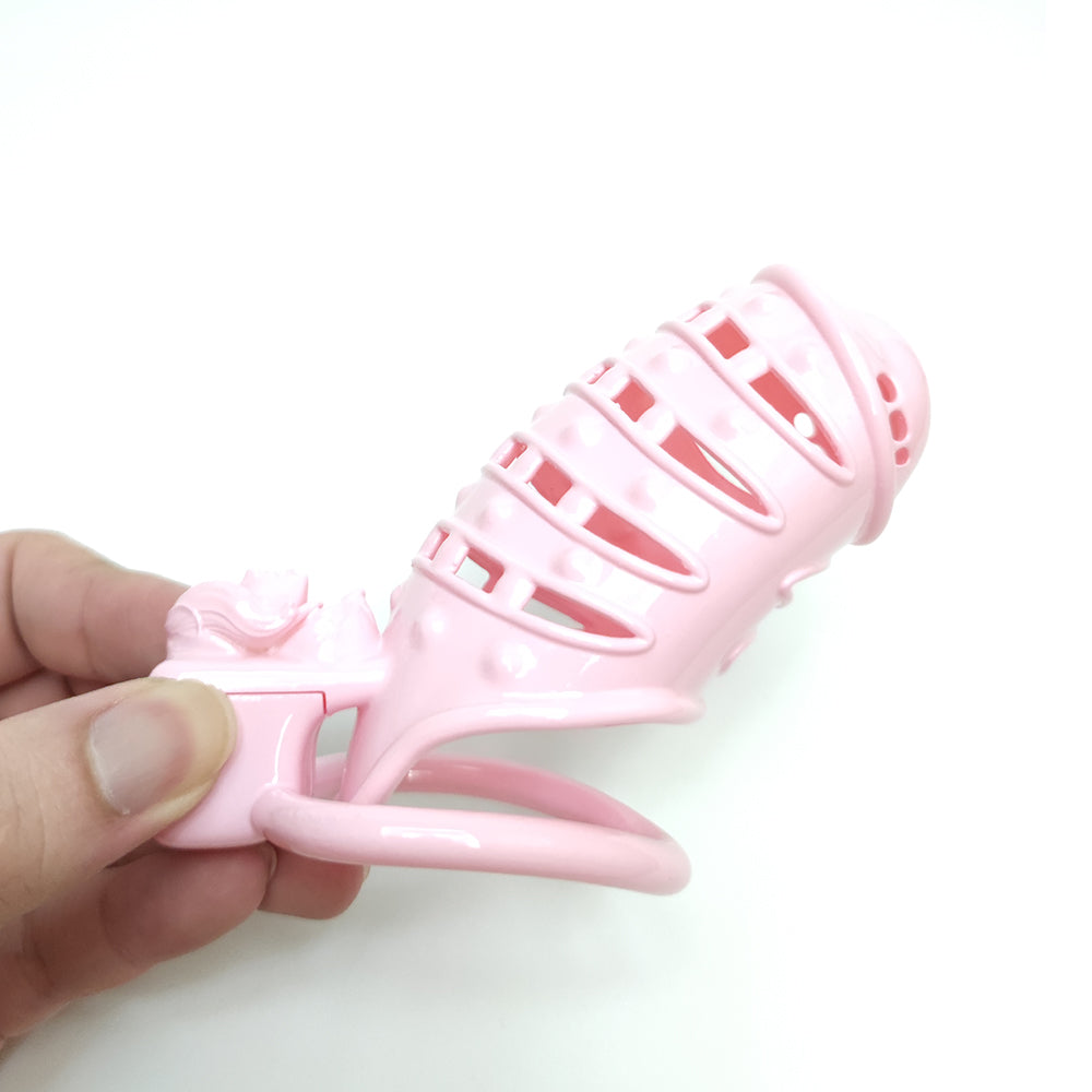 Pink Spiked Pussy Vaginal Chastity Devices