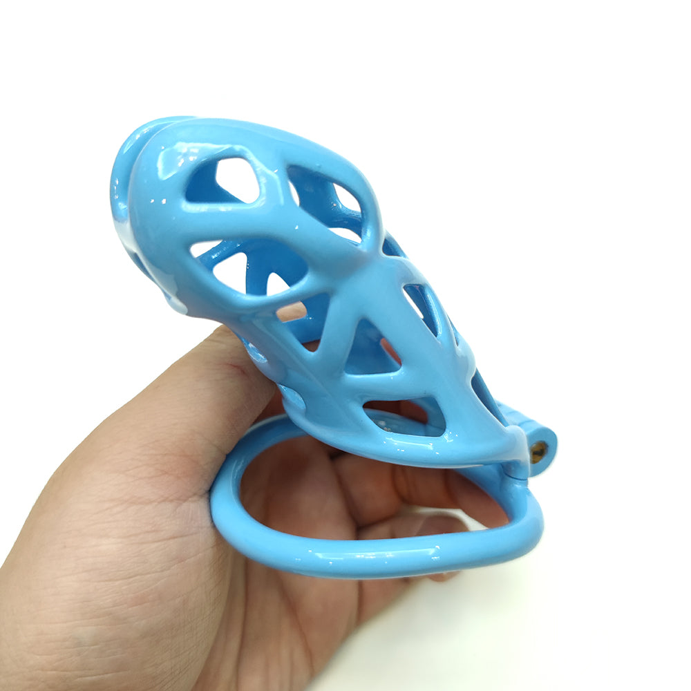 BDSM Blue Cock Cage Chastity Devices