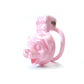 Puppy Pink Chastity Cage Short Cock Cage