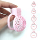 BDSM Reticular Pink Cock Cage