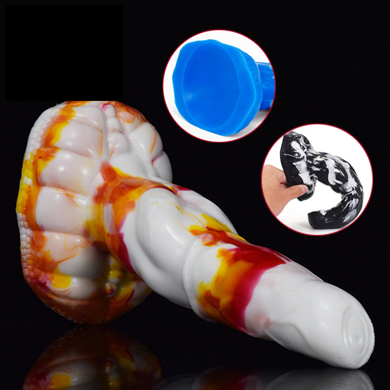 Huge Silicone Fantasy Dildo G-Spot Masturbater