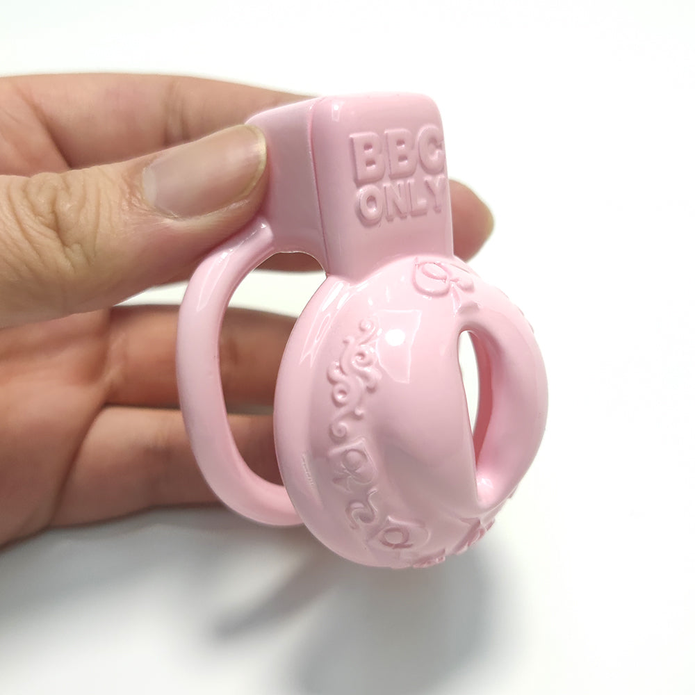 Pink BBC Pussy Vaginal BDSM Chastity Cage