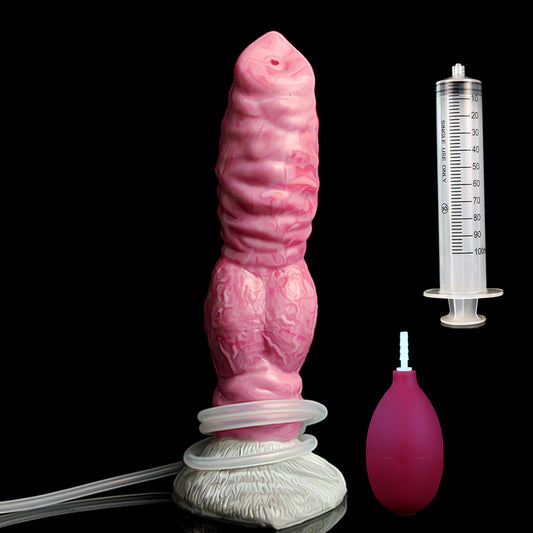 8 Inch Animal Wolf Dog Knot Dildo