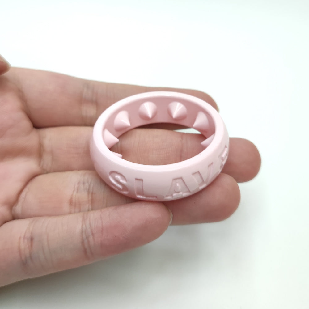 BDSM Spiked Slave Cock Rings Pink Penis Ring GXLOCK Store BDSM Spiked Slave Cock Rings Pink Penis Ring GXLOCK Store