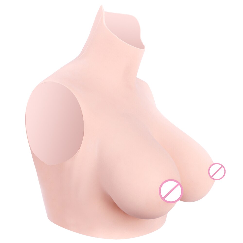 5th No Oil Breastplate Silicone Breast Forms