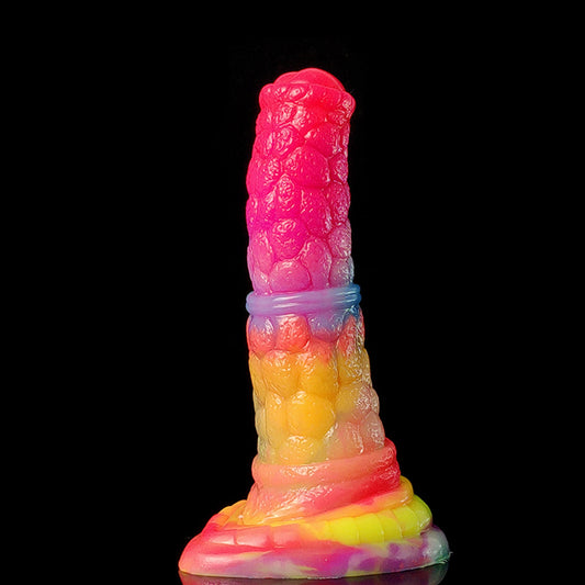 Soft Silicone Luminous Fake Penis Horse Dildo