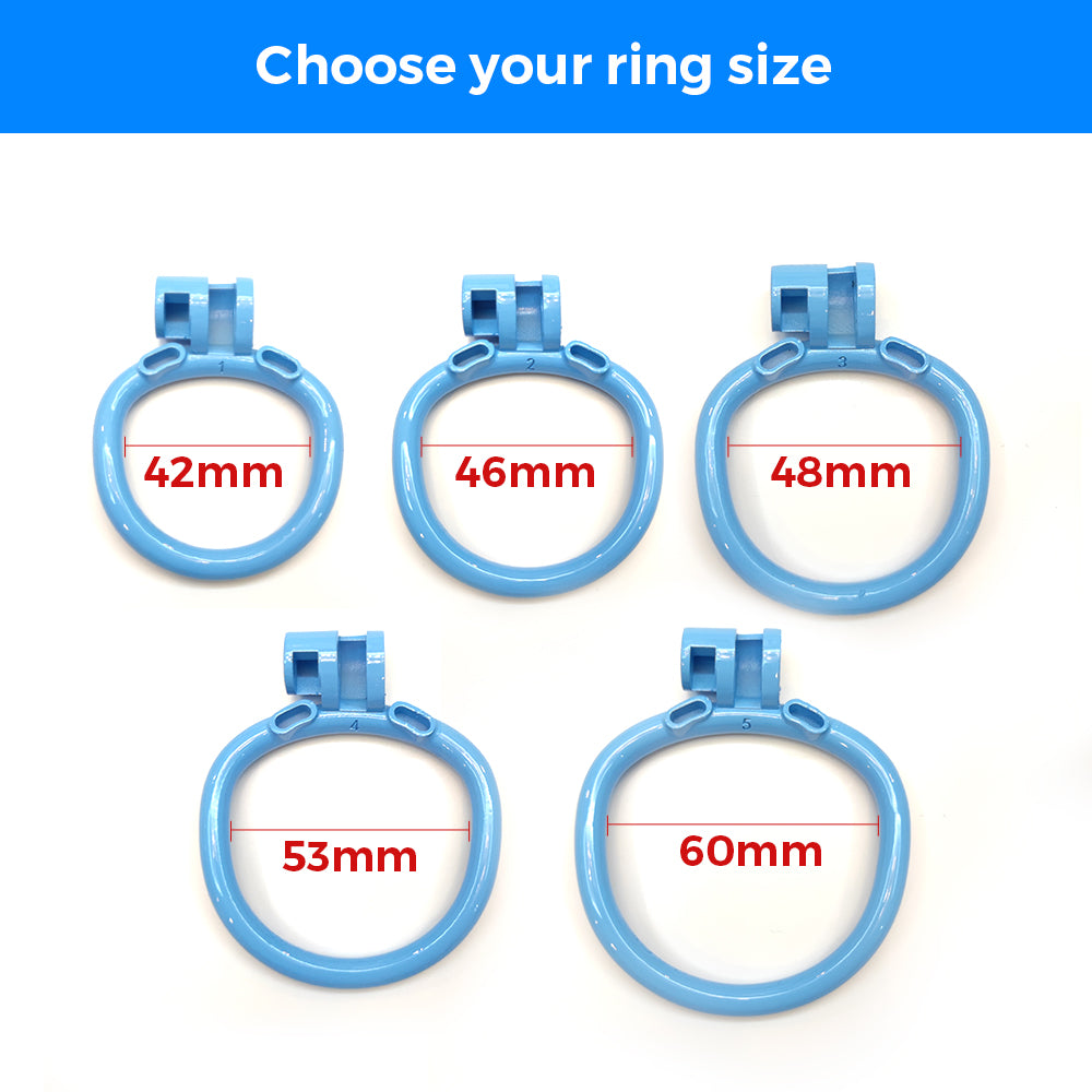 BDSM Blue Cock Cage Chastity Devices