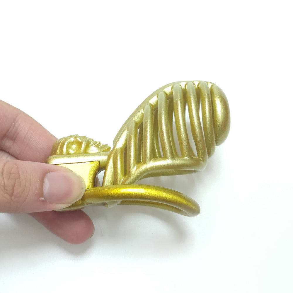 Golden Breathable Chastity Cage New Mamba Y