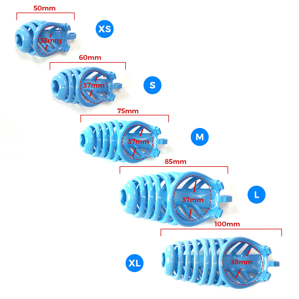 Blue Mamba Y Chastity Devices Cage