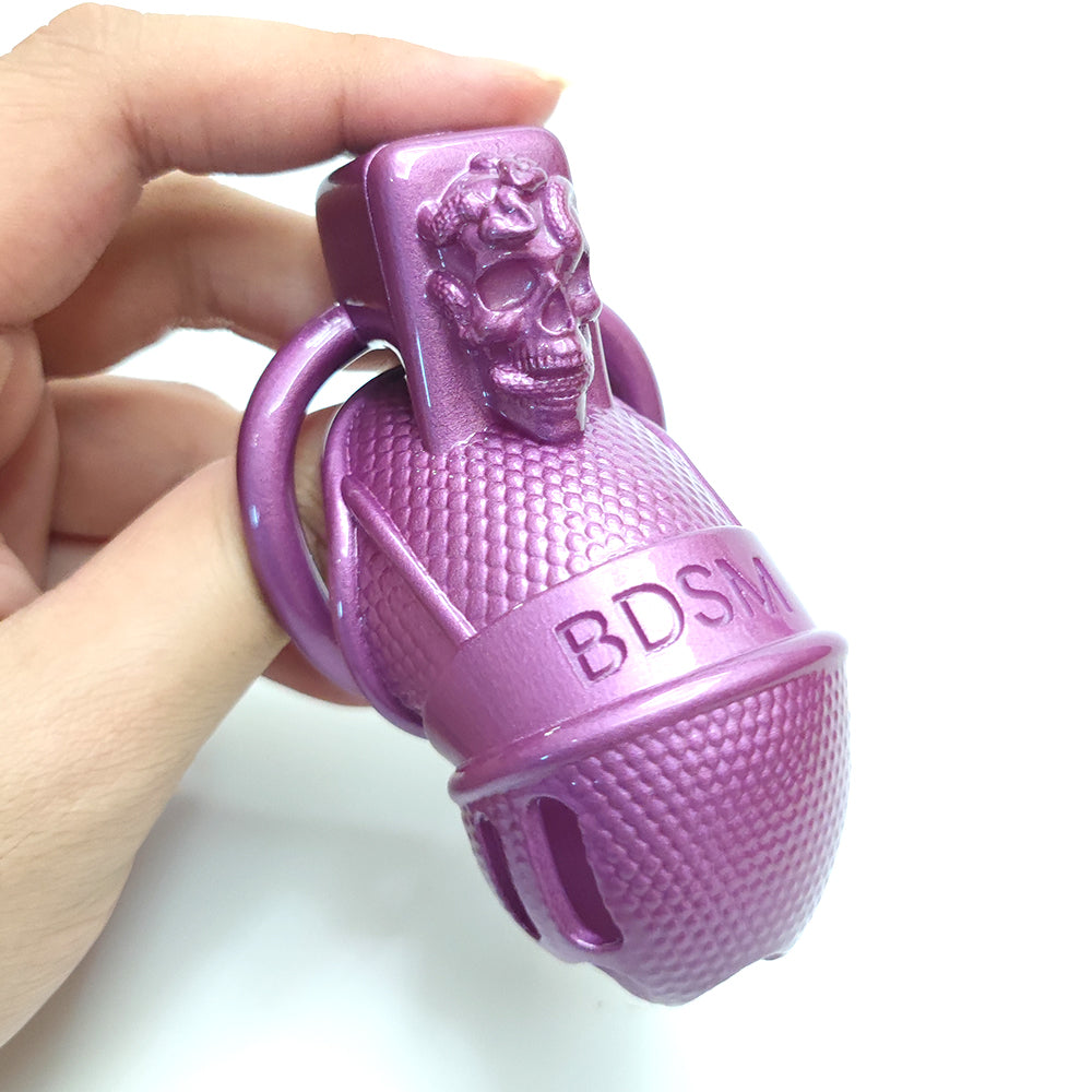 Snake Purple Sissy Chastity Cage