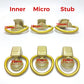 Super Small BDSM Golden Reticular Chastity Cage CD TS