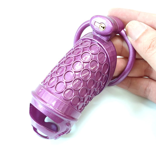 3Rings Octopus Purple Chastity Cage