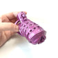 2 Penis Rings Purple Spiked BDSM Cock Cage